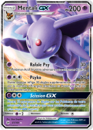 Carte Pokémon Mentali-GX 61/149 Ultra Rare Soleil et Lune (JCC)