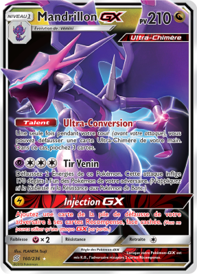 Carte Pokémon Mandrillon-GX 160/236 Ultra Rare Harmonie des Esprits