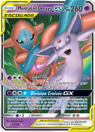 Carte Pokémon Mentali et Deoxys-GX 72/236 Ultra Rare Harmonie des Esprits