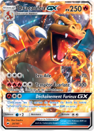 Carte Pokémon Dracaufeu-GX 20/147 Ultra Rare Ombres Ardentes