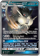 Carte Pokémon Rattatac d'Alola-GX 85/168 Ultra Rare Tempête Céleste