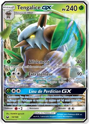 Carte Pokémon Tengalice-GX 14/168 Ultra Rare Tempête Céleste