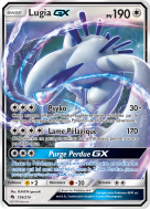 Carte Pokémon Lugia-GX 159/214 Ultra Rare Tonnerre Perdu