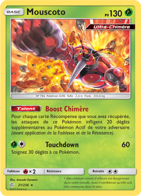 Carte Pokémon Mouscoto 21/236 Holographique Éclipse Cosmique