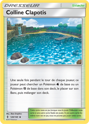 Carte Pokémon Colline Clapotis 120/145 Peu Commune Gardiens Ascendants