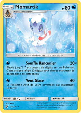 Carte Pokémon Momartik 38/236 Holographique Harmonie des Esprits