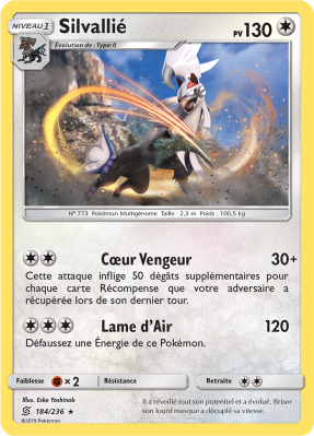 Carte Pokémon Silvallié 184/236 Holographique Harmonie des Esprits