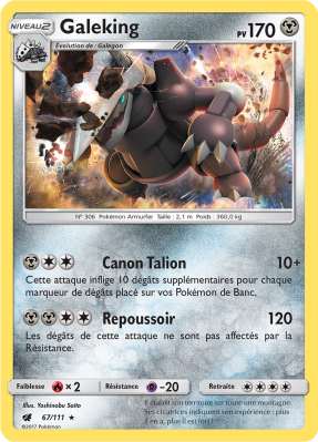 Carte Pokémon Galeking 67/111 Holographique Invasion Carmin