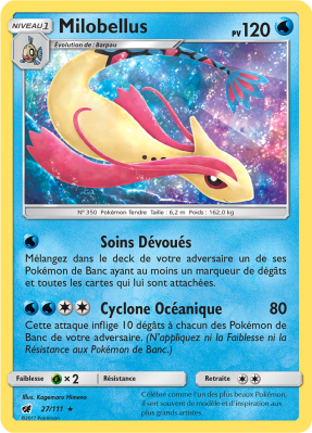 Carte Pokémon Milobellus 27/111 Holographique Invasion Carmin