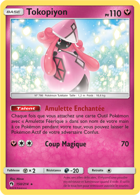 Carte Pokémon Tokopiyon 150/214 Holographique Tonnerre Perdu