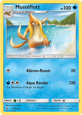 Carte Pokémon Mustéflott 23/73 Peu commune Légendes Brillantes