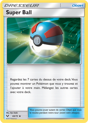 Carte Pokémon Super Ball 60/73 Peu commune Légendes Brillantes