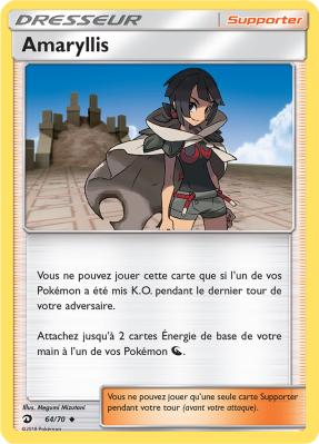 Carte Pokémon Amaryllis 64/70 Peu commune Majesté des Dragons