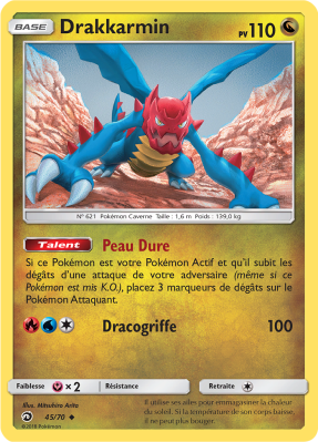 Carte Pokémon Drakkarmin 45/70 Peu commune Majesté des Dragons