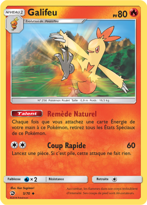 Carte Pokémon Galifeu 5/70 Peu commune Majesté des Dragons