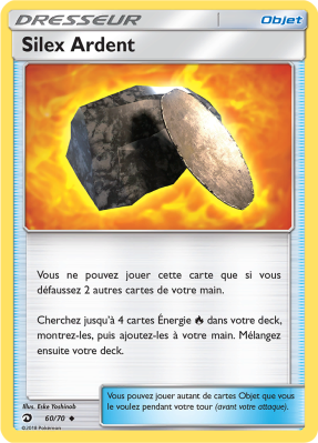 Carte Pokémon Silex Ardent 60/70 Peu commune Majesté des Dragons