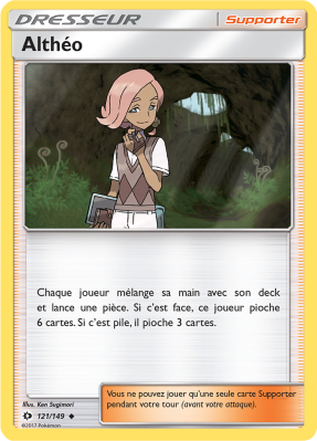 Carte Pokémon Althéo 121/149 Peu commune Soleil et Lune (JCC)