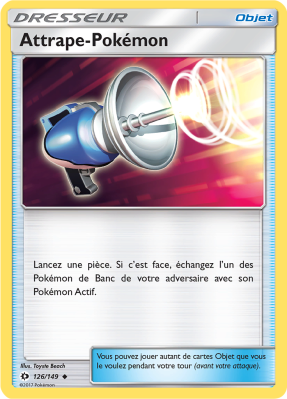 Carte Pokémon Attrape-Pokémon 126/149 Peu commune Soleil et Lune (JCC)