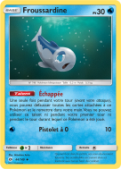 Carte Pokémon Froussardine 44/149 Peu commune Soleil et Lune (JCC)