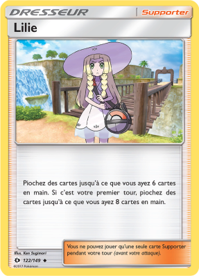 Carte Pokémon Lilie 122/149 Peu commune Soleil et Lune (JCC)