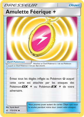 Carte Pokémon Amulette Féerique Électrique 172/214 Peu commune Alliance Infaillible