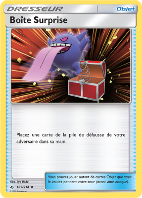 Carte Pokémon Boîte Surprise 187/214 Peu commune Alliance Infaillible