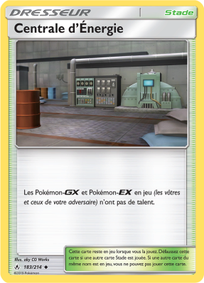 Carte Pokémon Centrale d'Énergie 183/214 Peu commune Alliance Infaillible