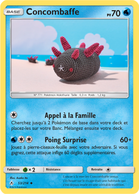 Carte Pokémon Concombaffe 53/214 Peu commune Alliance Infaillible