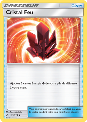 Carte Pokémon Cristal Feu 173/214 Peu commune Alliance Infaillible
