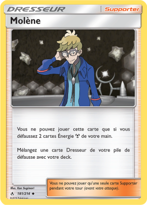 Carte Pokémon Molène 181/214 Peu commune Alliance Infaillible