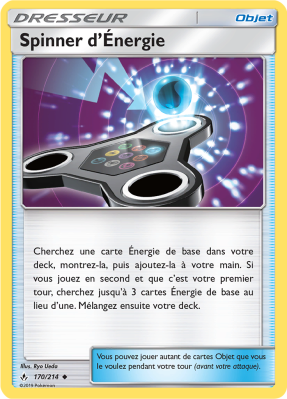 Carte Pokémon Spinner d'Énergie 170/214 Peu commune Alliance Infaillible