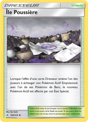Carte Pokémon Île Poussière 168/214 Peu commune Alliance Infaillible