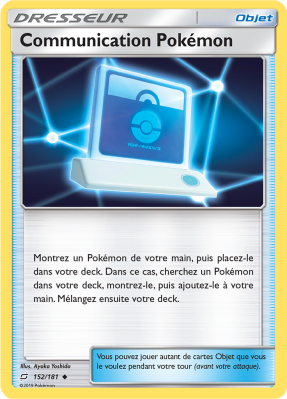 Carte Pokémon Communication Pokémon 152/181 Peu commune Duo de Choc