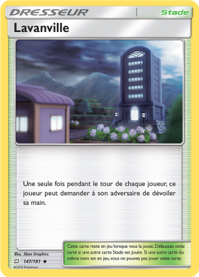 Carte Pokémon Lavanville 147/181 Peu commune Duo de Choc