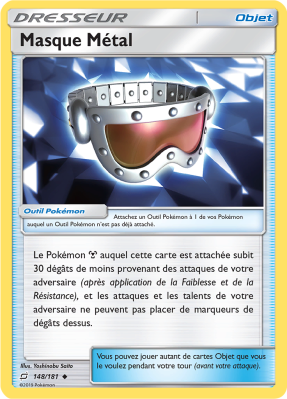 Carte Pokémon Masque Métal 148/181 Peu commune Duo de Choc