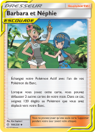 Carte Pokémon Barbara et Néphie 198/236 Peu commune Éclipse Cosmique