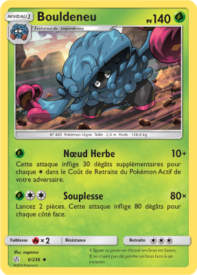 Carte Pokémon Bouldeneu 6/236 Peu commune Éclipse Cosmique
