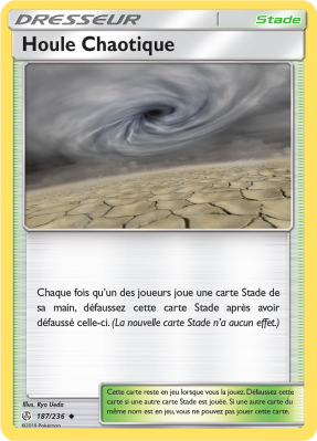 Carte Pokémon Houle Chaotique 187/236 Peu commune Éclipse Cosmique