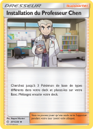 Carte Pokémon Installation du Professeur Chen 201/236 Peu commune Éclipse Cosmique