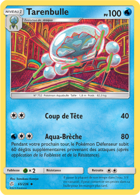 Carte Pokémon Tarenbulle 65/236 Peu commune Éclipse Cosmique