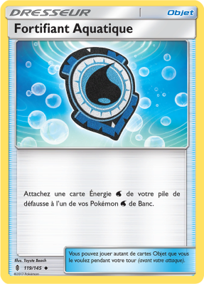 Carte Pokémon Fortifiant Aquatique 119/145 Peu Commune Gardiens Ascendants