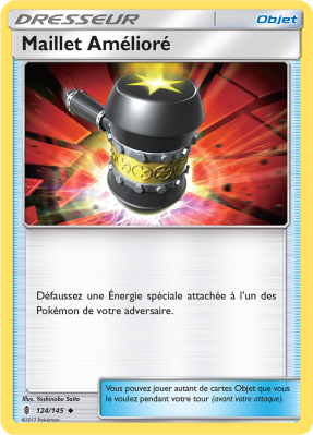 Carte Pokémon Maillet Amélioré 124/145 Peu Commune Gardiens Ascendants