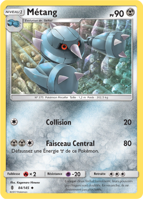Carte Pokémon Métang 84/145 Peu Commune Gardiens Ascendants