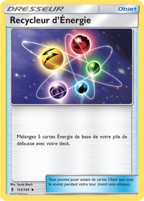 Carte Pokémon Recycleur d'Énergie 123/145 Peu Commune Gardiens Ascendants