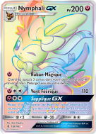 Carte Pokémon Nymphali-GX 158/145 Rainbow Gardiens Ascendants