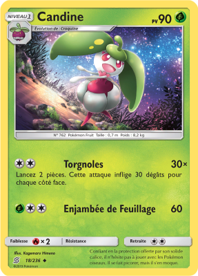 Carte Pokémon Candine 18/236 Peu commune Harmonie des Esprits