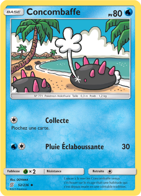 Carte Pokémon Concombaffe 52/236 Peu commune Harmonie des Esprits