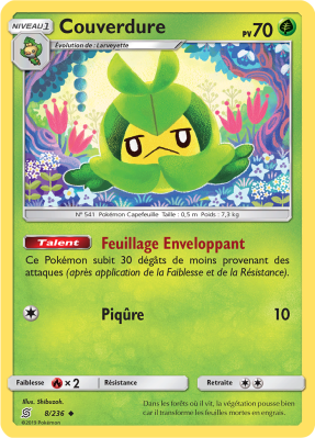 Carte Pokémon Couverdure 8/236 Peu commune Harmonie des Esprits