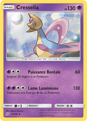 Carte Pokémon Cresselia 87/236 Peu commune Harmonie des Esprits