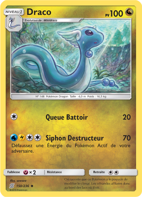 Carte Pokémon Draco 150/236 Peu commune Harmonie des Esprits